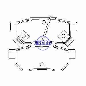 ACURA INTEGRA HONDA ACCORD BEAT CITY Civic CONCERTO CRX PRELUDE MG ZR ZS ROVER 200 400 45 Pastilha de freio FMSI:7233-D374 7233-D364 OEM:43022-ST3-E00 FDB621 TRW:GDB499 WVA:21312 21313 21314, FF621